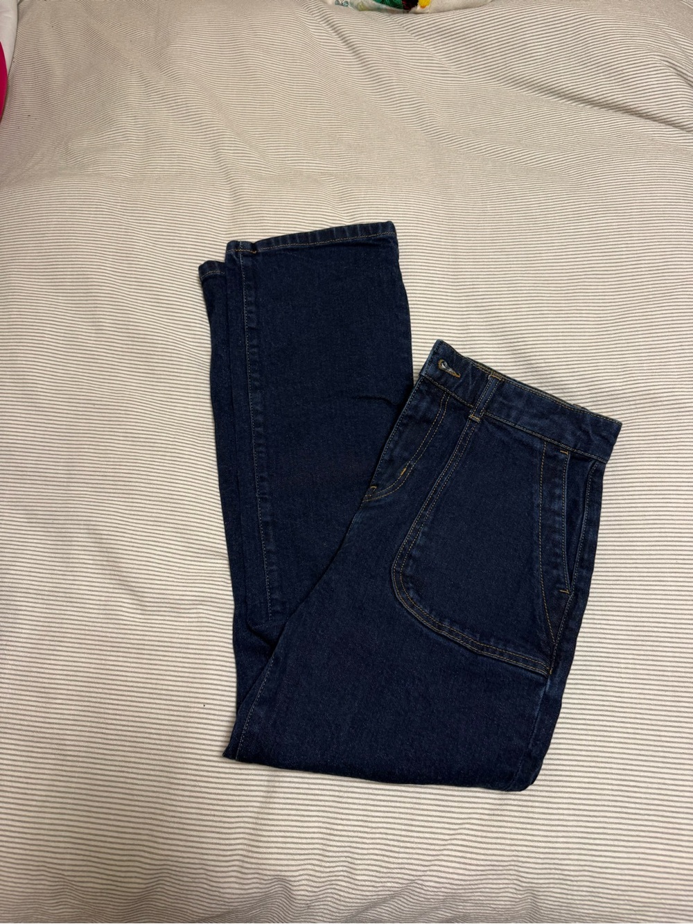 Boden Utility Flare Ankle Length Dark Wash Jeans US6